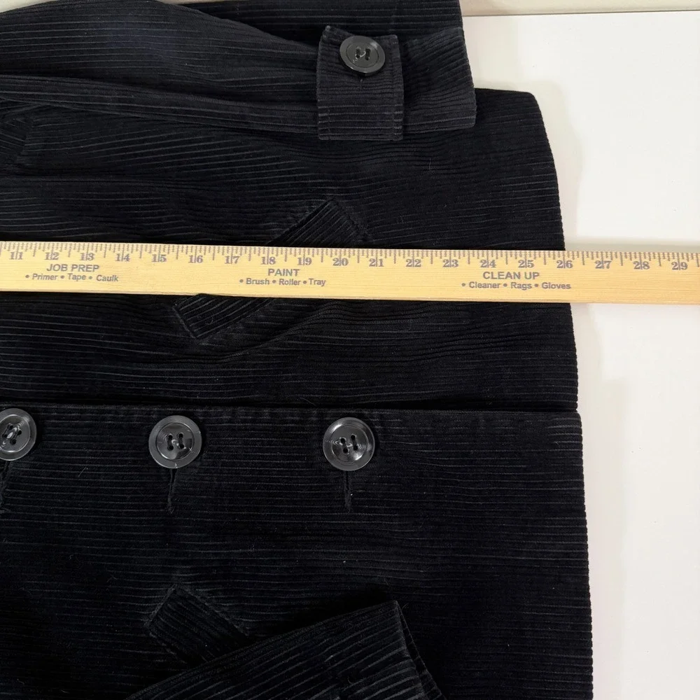 Relativity Corduroy Jacket Size M Button Front Buckle Accent Fall Style Outdoors